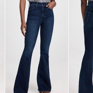 MOTHER Dark Indigo Flare Jeans